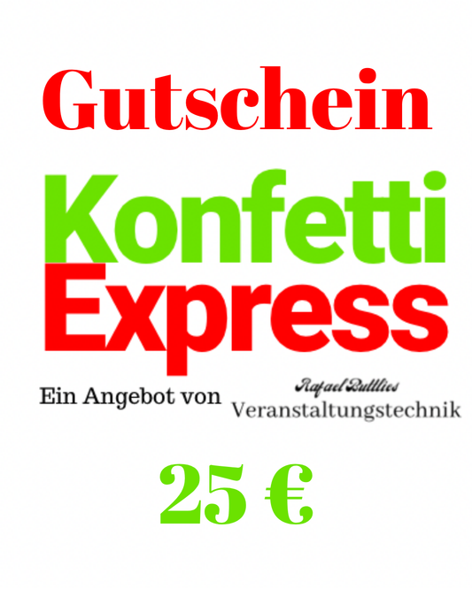 Konfetti Express Gutschein