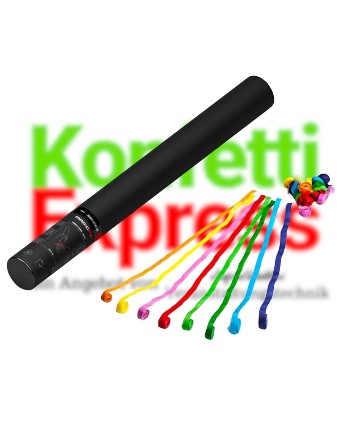 Magic FX Handbetriebene Streamerkanone 50cm - Bunt