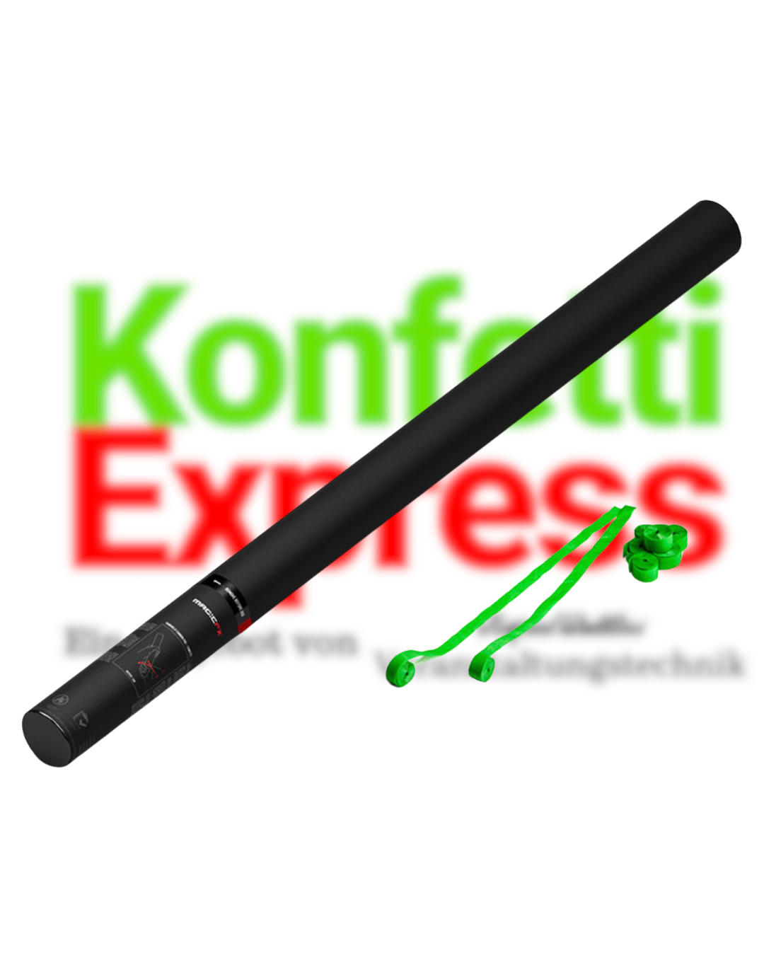 Magic FX Handbetriebene Streamerkanone - Hellgrün