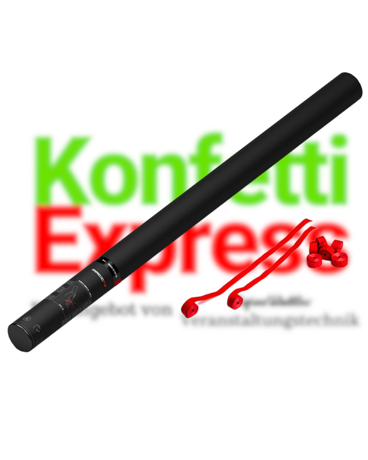 Magic FX Handbetriebene Streamerkanone PRO - Rot